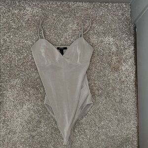 Forever 21 Cream Shapewear Bodysuit